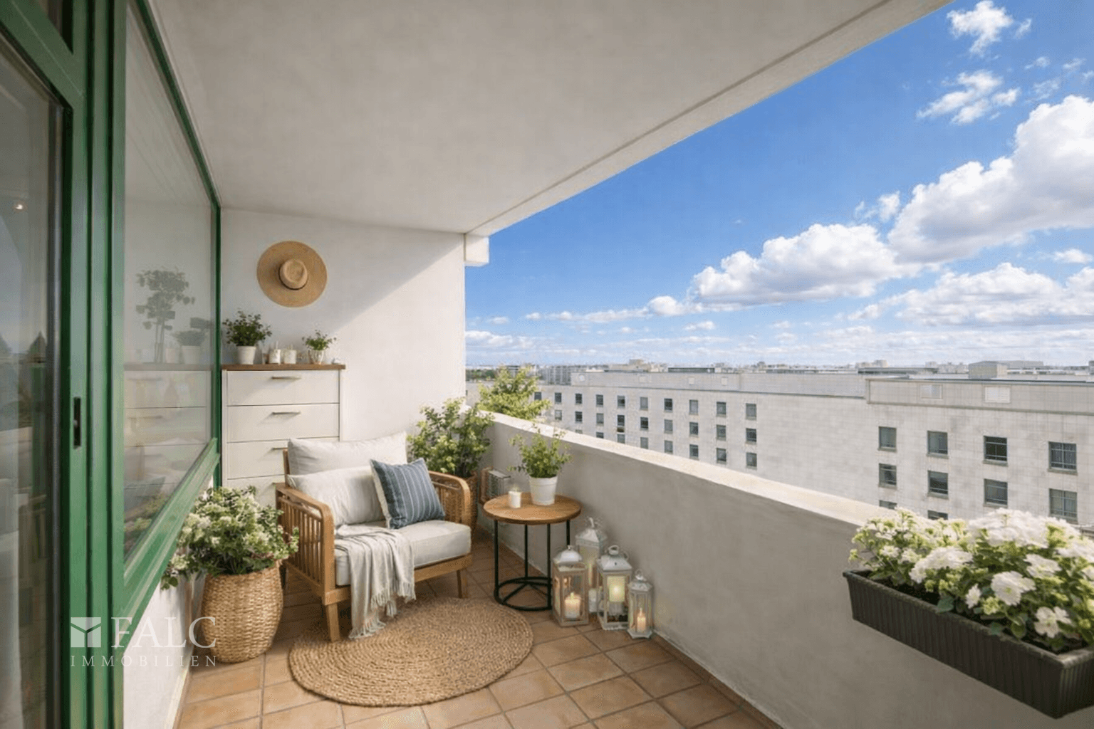 Einrichtungsbeispiel Balkon